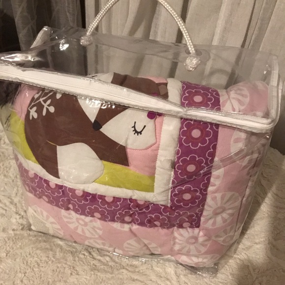 Bedtime Originals Lavender Wood Baby Bedding - Picture 4 of 8